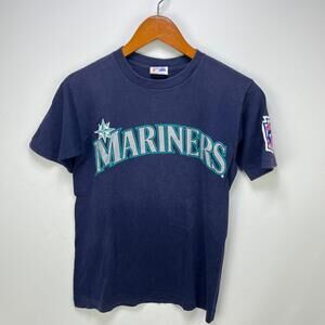 Vintage 90s Seattle Mariners Sun Faded T-Shirt Youth Large